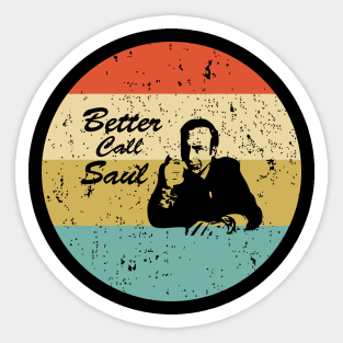 Retro Better Call Saul Sticker